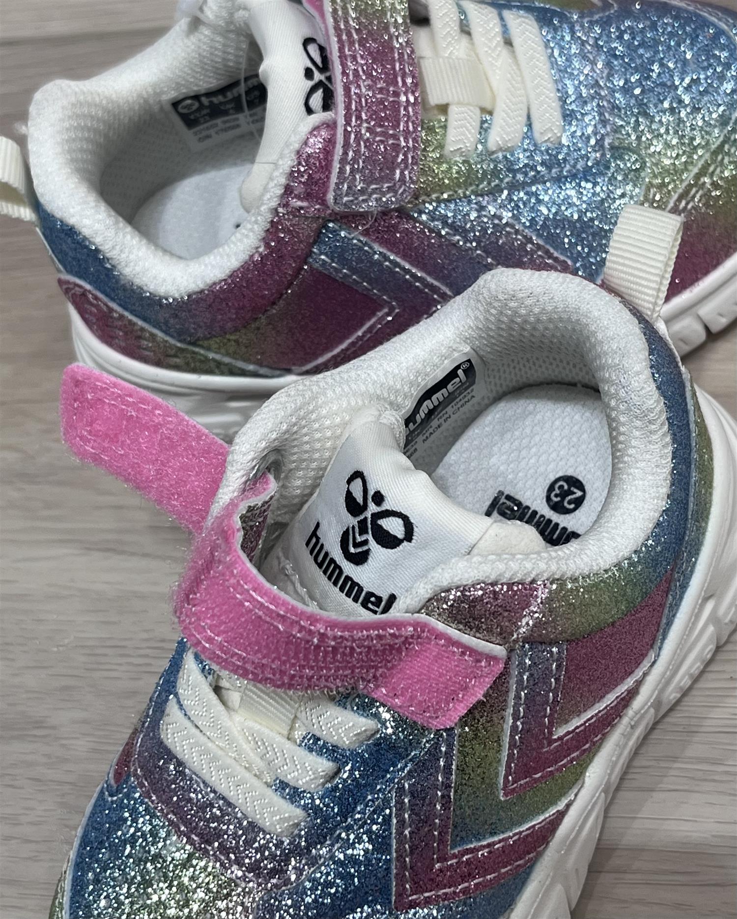 HUMMEL SKO/TØFLER Crosslite glitter sko Multi