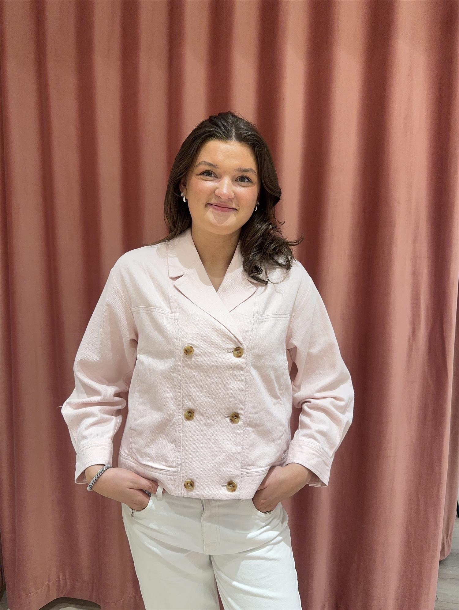 ATELIER RÊVE Irkunis Jacket Lys Rosa - Farmor Ingvarda