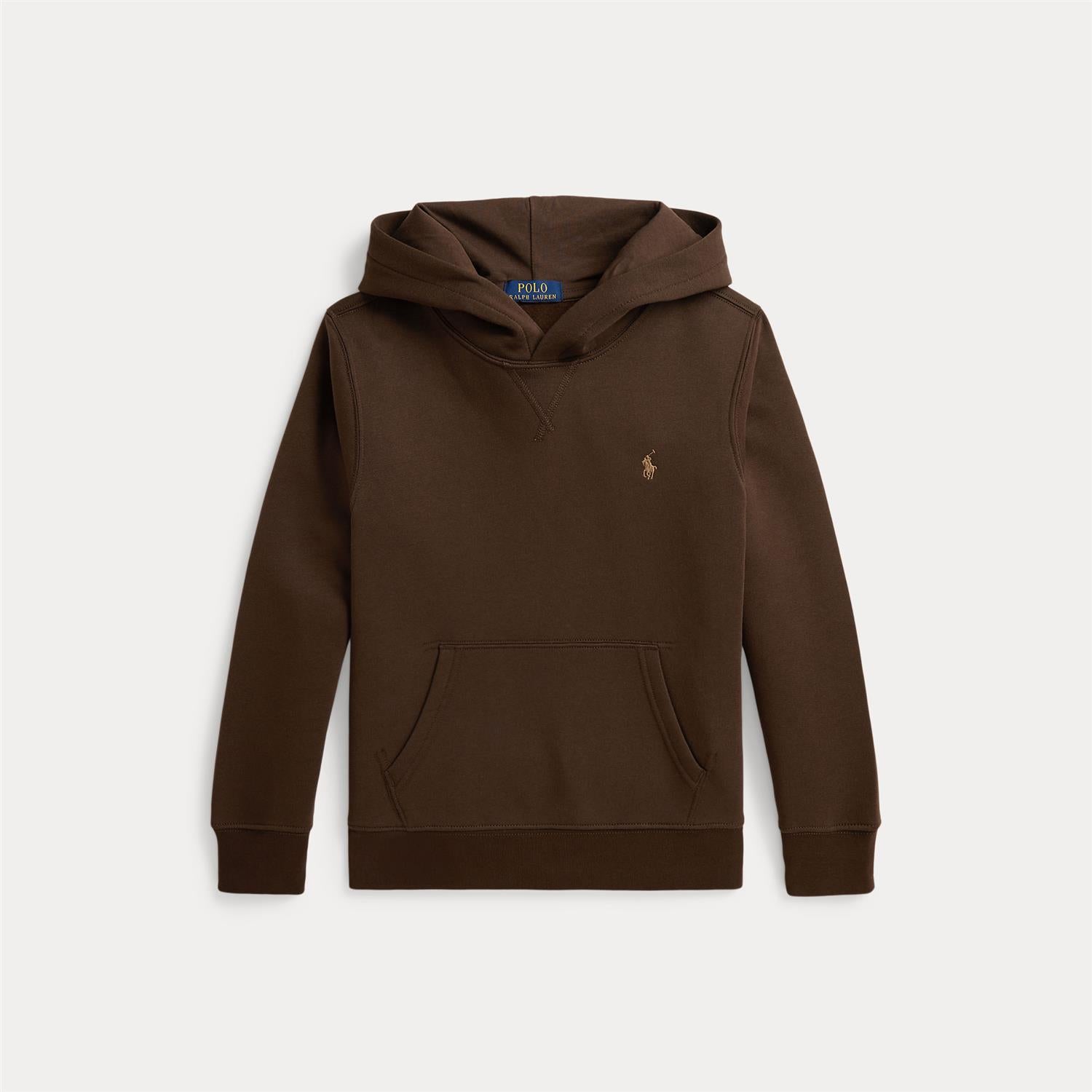 RALPH LAUREN 8-16År Hettegenser m/beige logo Brun