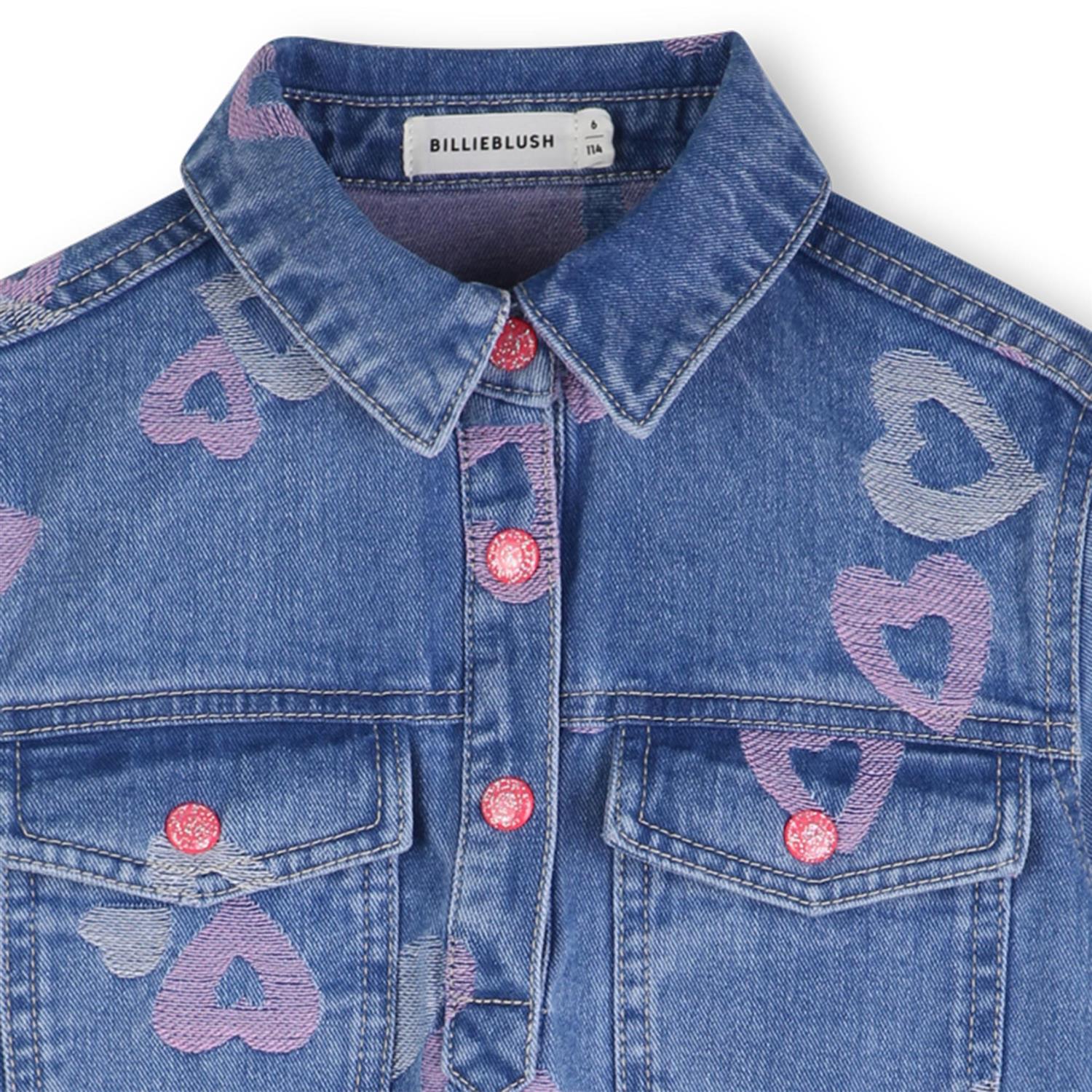 BILLIEBLUSH Dongerikjole m/hjerter