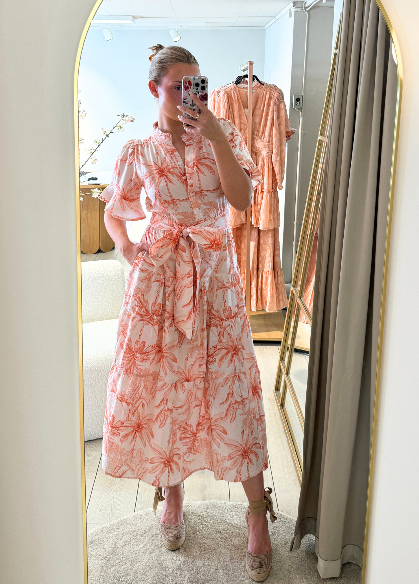 MISSMAYA Gaia Dress Palm Tree