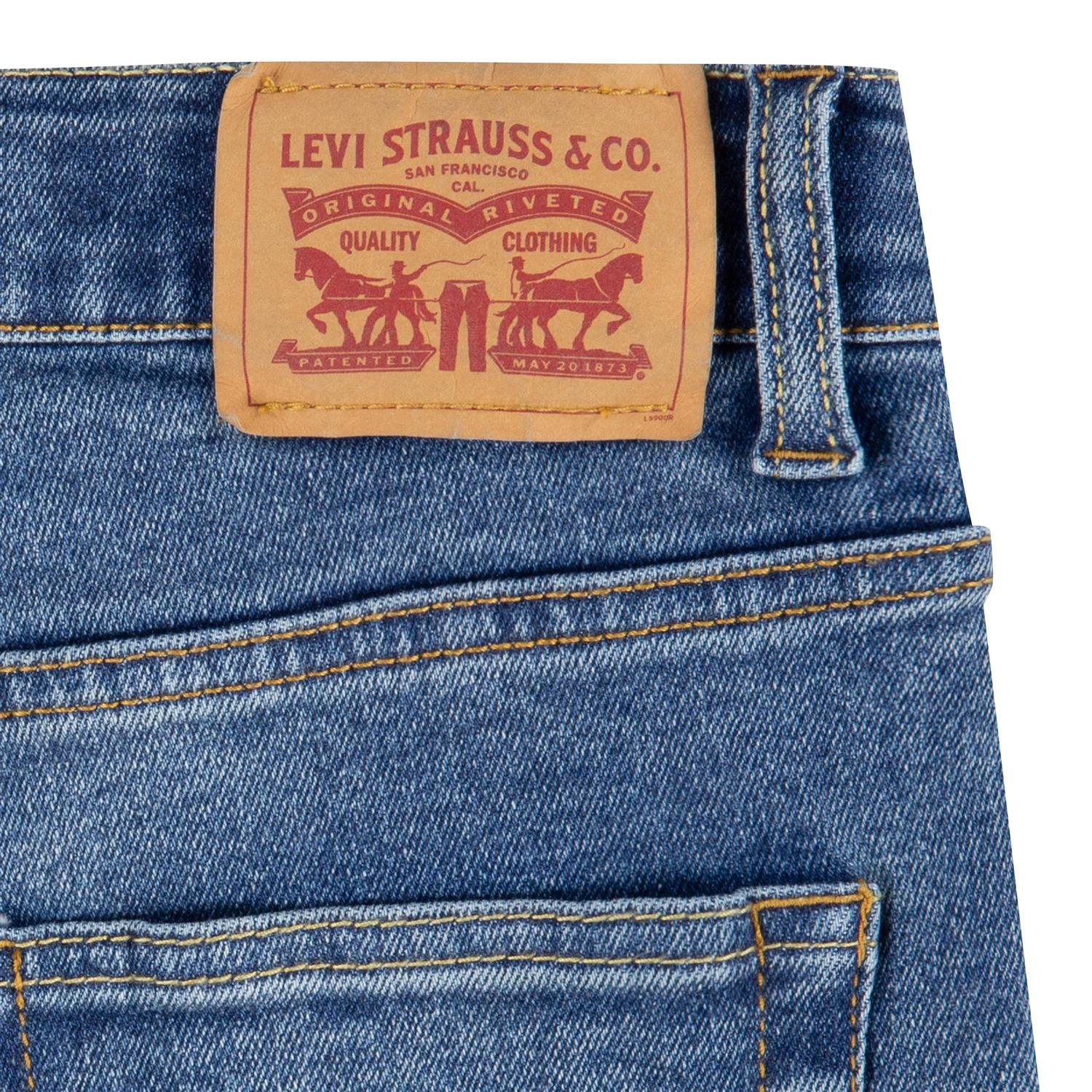 LEVIS 4-14ÅR Loose Taper Mellomblå - Farmor Ingvarda