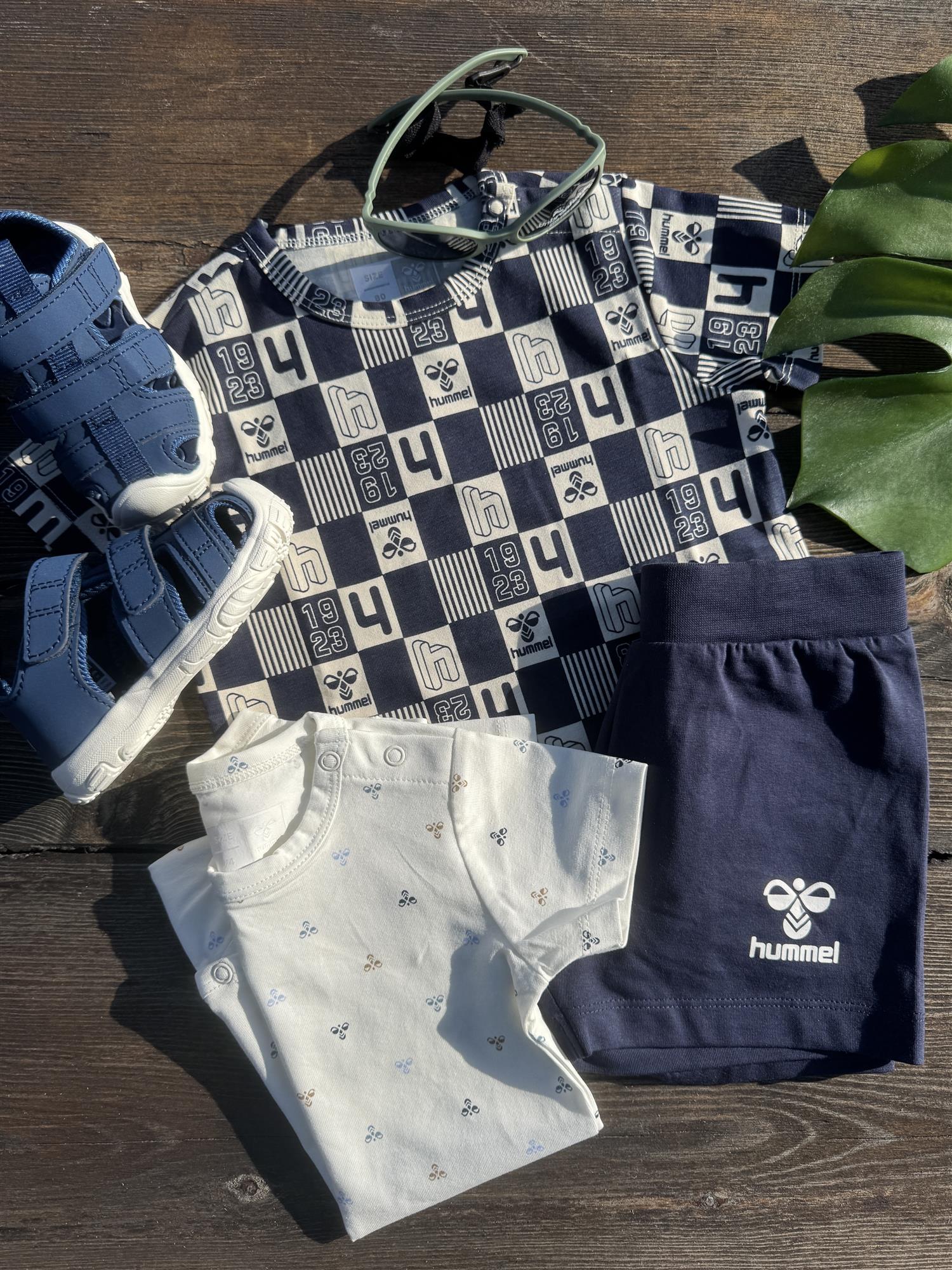 HUMMEL 0-4ÅR Joc shorts Mørkeblå