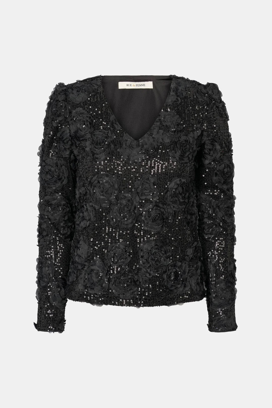 RUE de FEMME Edda Reversible Blouse Black