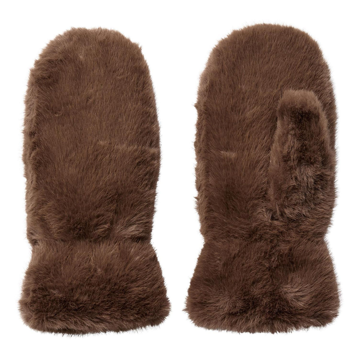 CO´ COUTURE Penza Fur Mitten Mocca