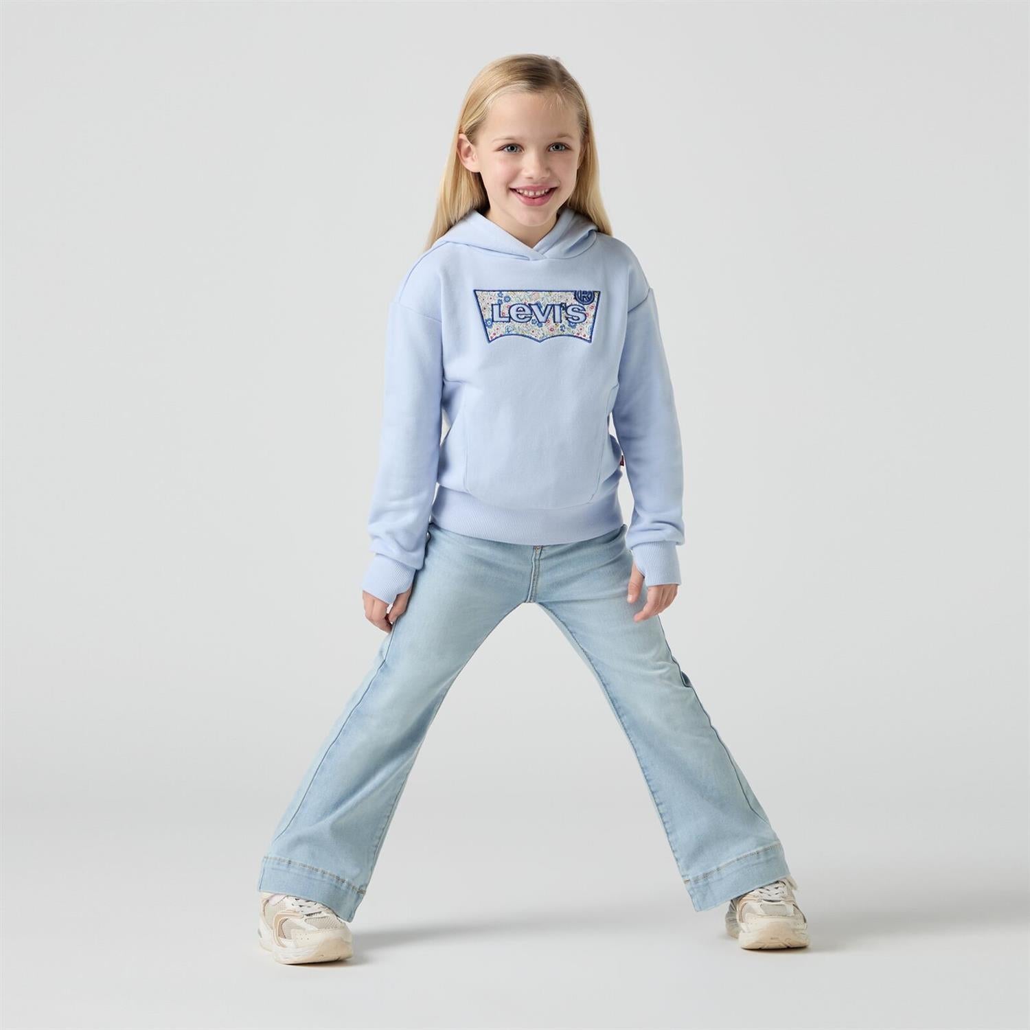 LEVIS 726 High Rise Flare Jeans Lys Denim