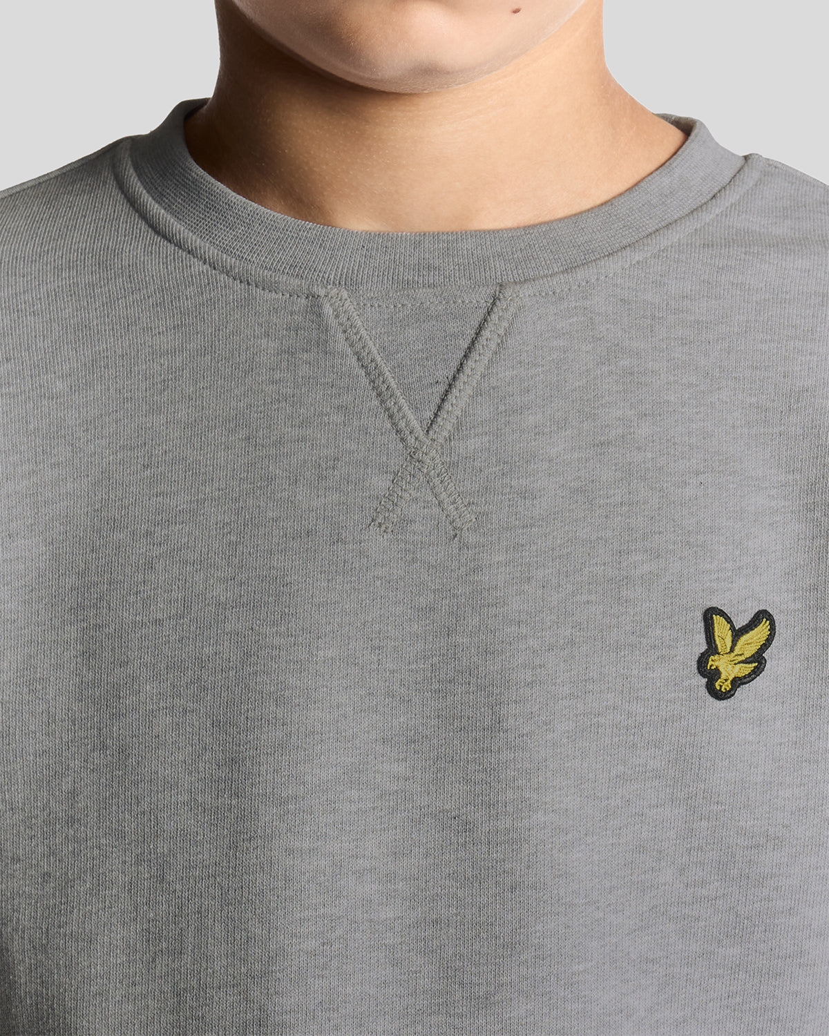 LYLE & SCOTT Crew Neck Sweatshirt Grå Melert