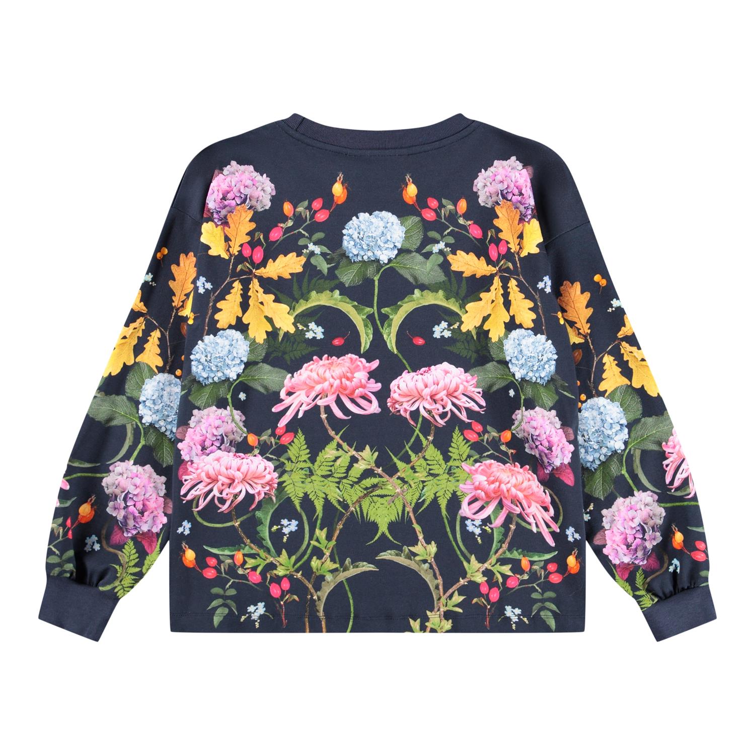 MOLO 4-12ÅR Reniza Genser Blomstret