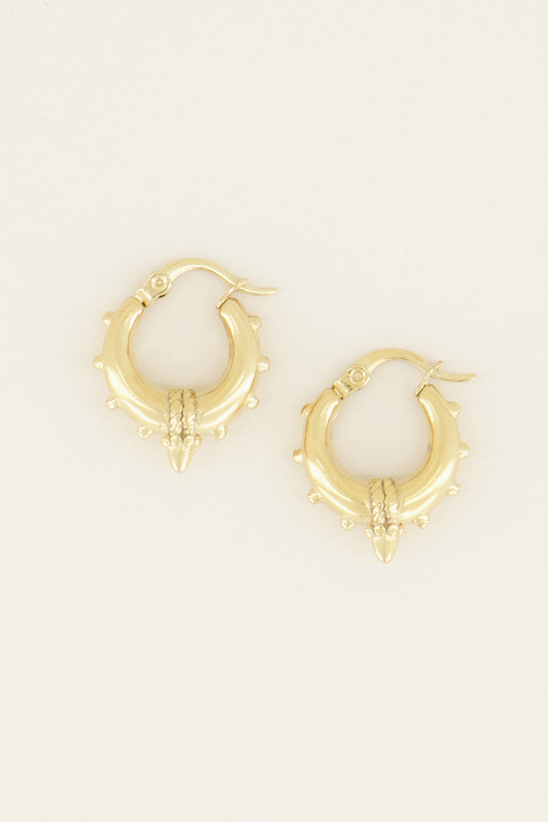 My Jewellery Chunky earrings gold