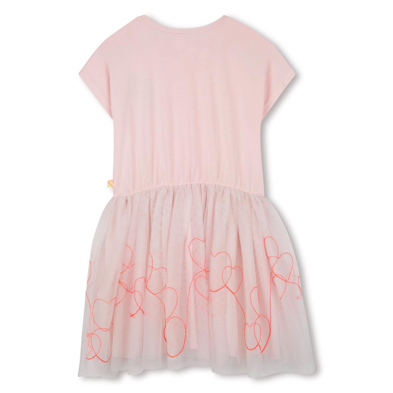 BILLIEBLUSH Kjole m/tyllskjørt Pudder-Rosa
