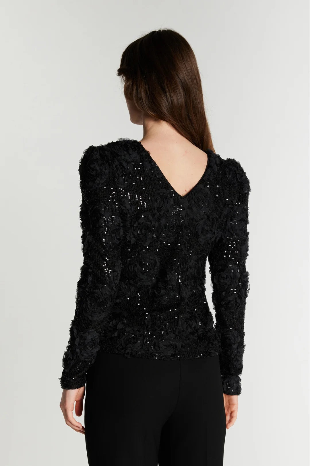RUE de FEMME Edda Reversible Blouse Black