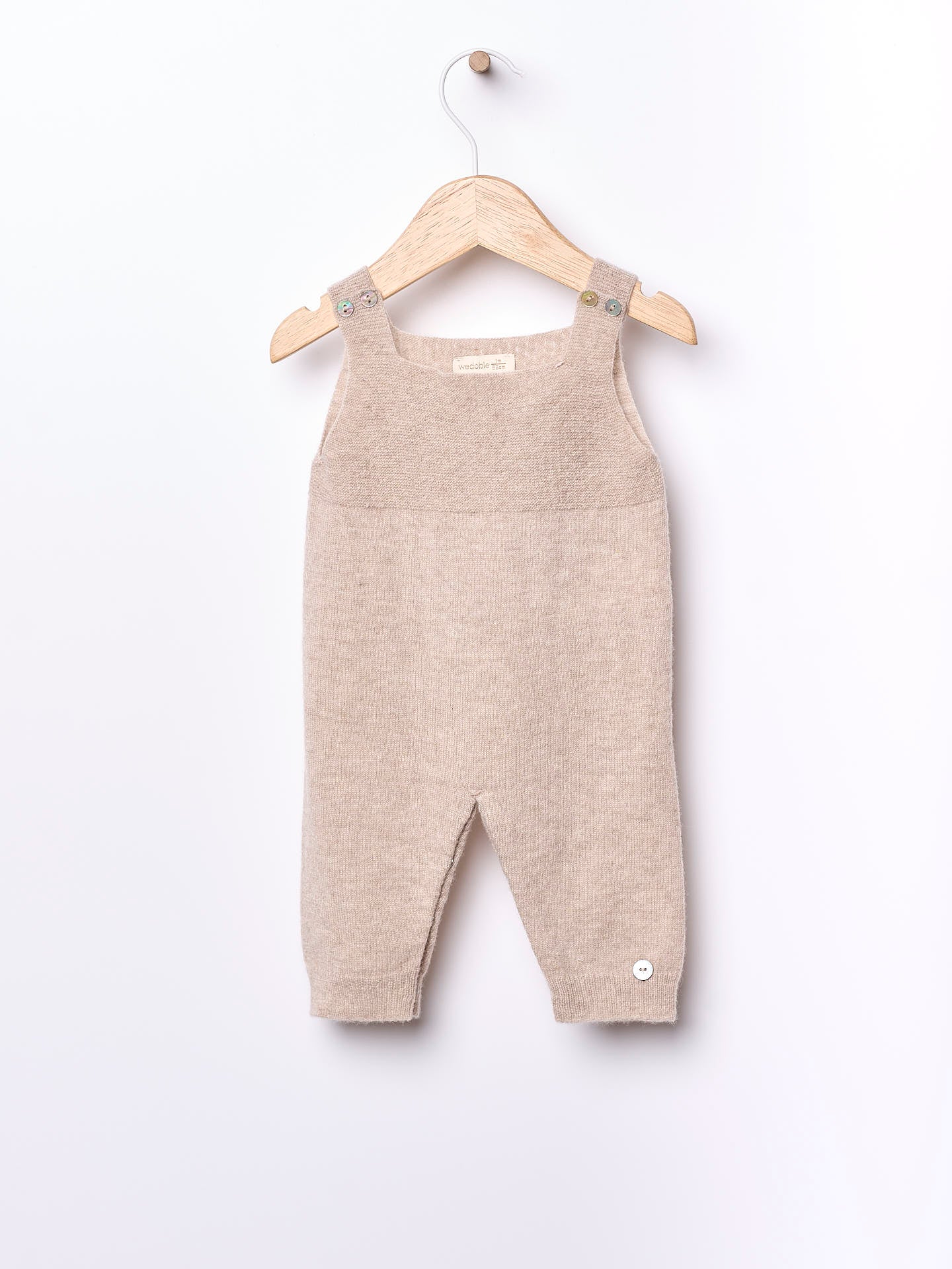 WEDOBLE Strikket Selebukse,Ull/cashm. Beige