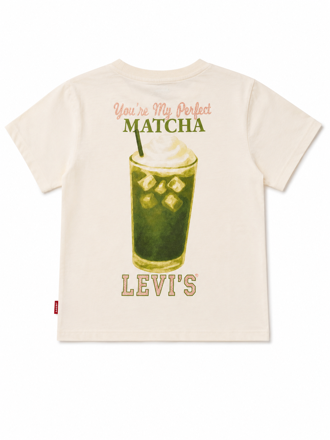 LEVIS 4-14ÅR T-skjorte m/print Hvit