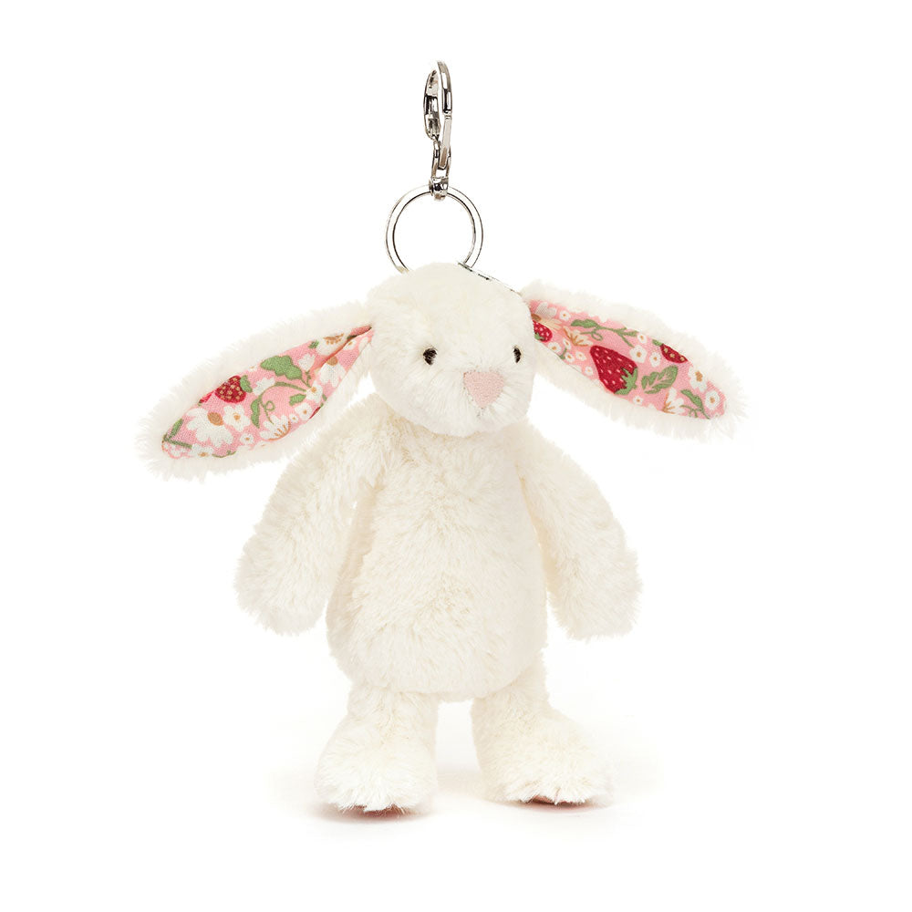JELLYCAT Mimi Strawberry Bunny Bag Charm