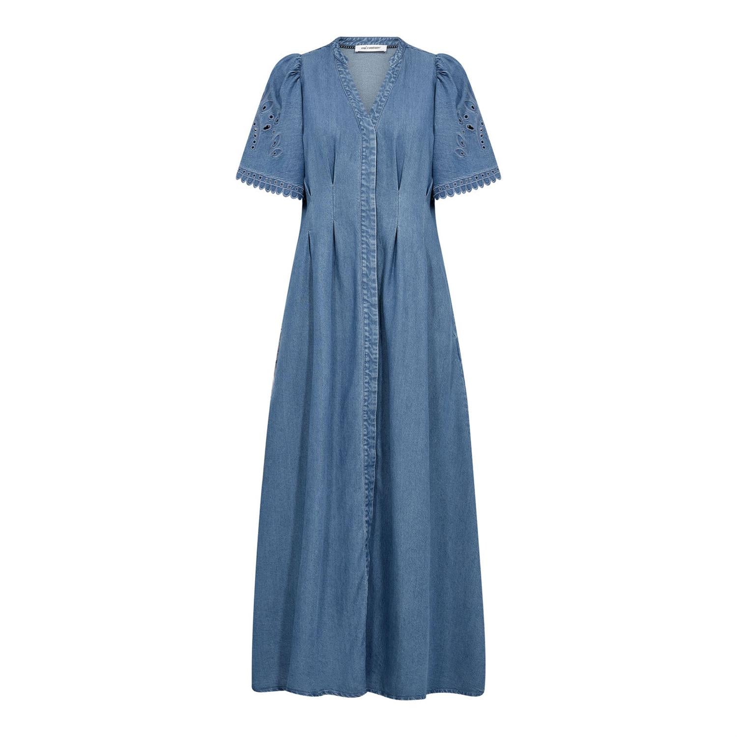 CO´ COUTURE Tilly Emb Pleat Dress - Farmor Ingvarda