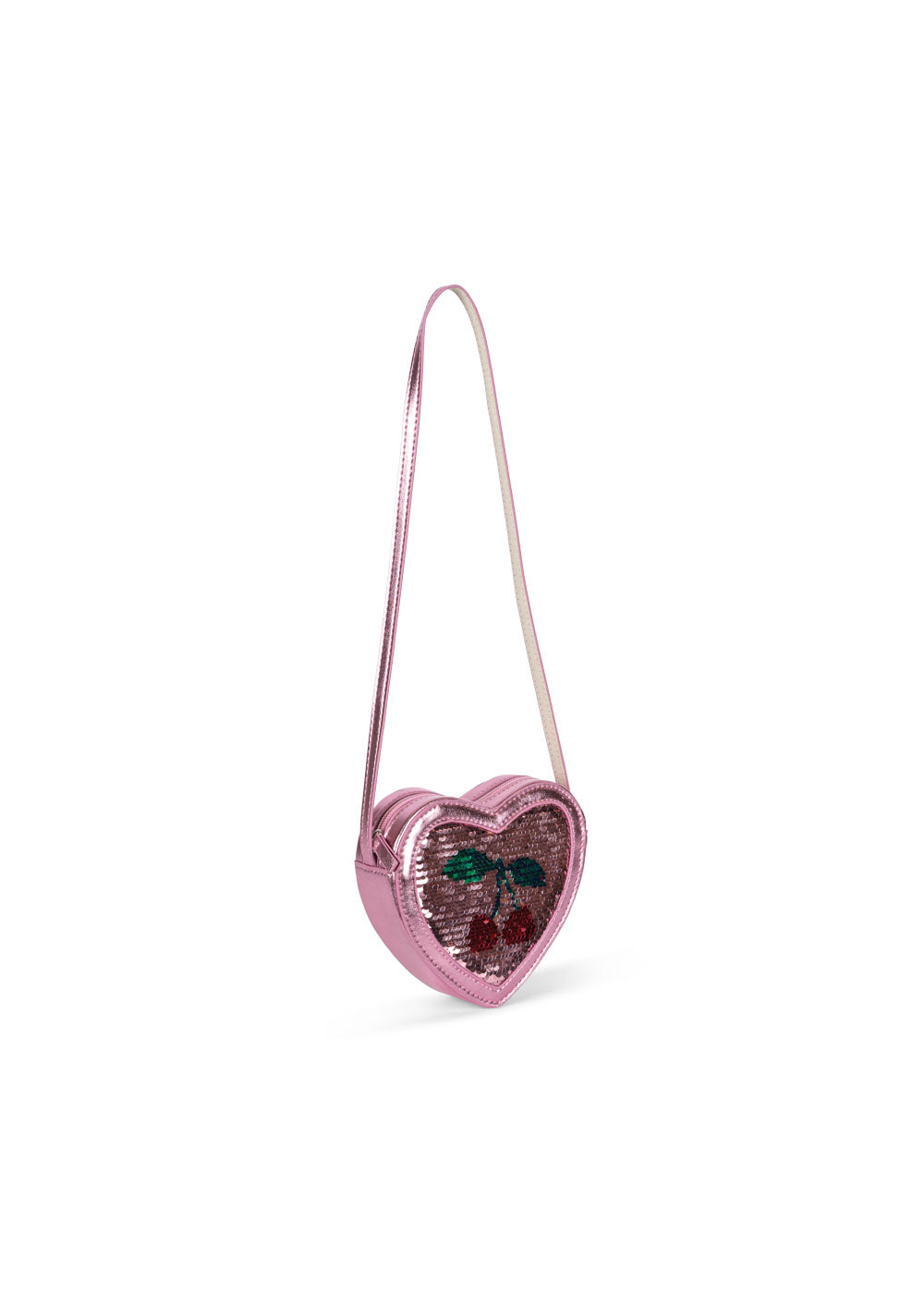 KONGES SLØJD Tut Heart Sequin Bag Rosa