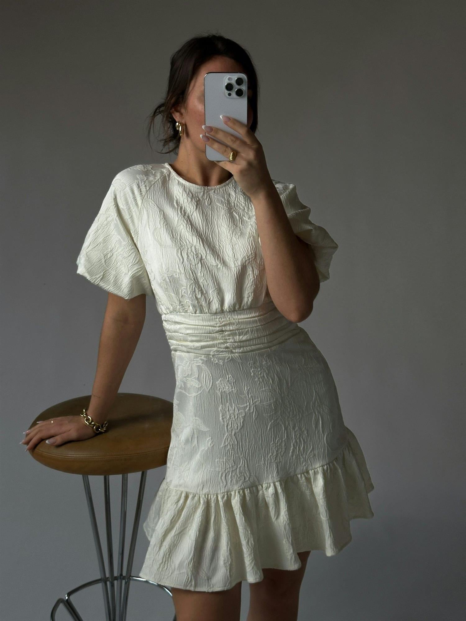 NEO NOIR Sulli Jacquard Dress