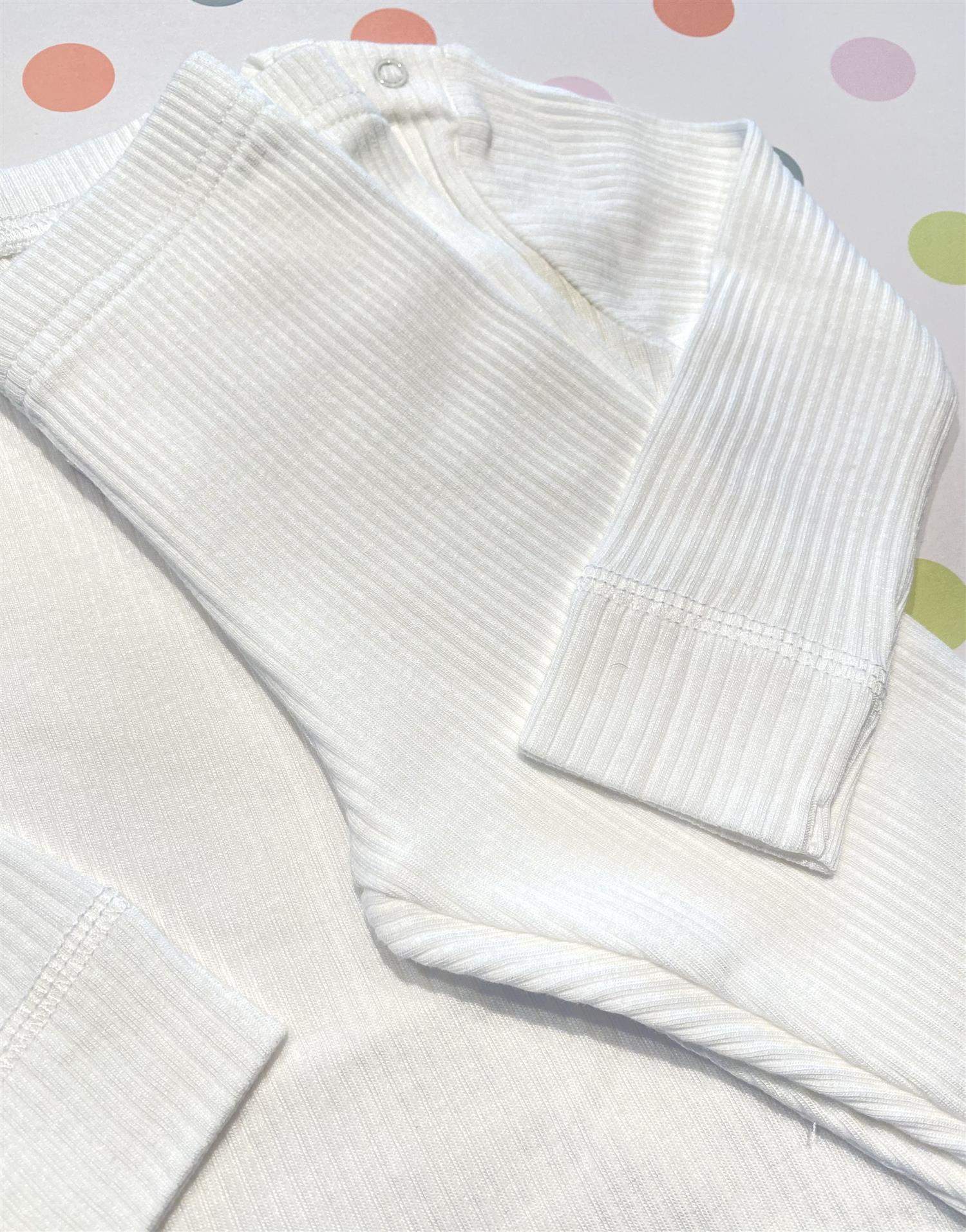 MARMAR COPENHAGEN Leggings rib Hvit