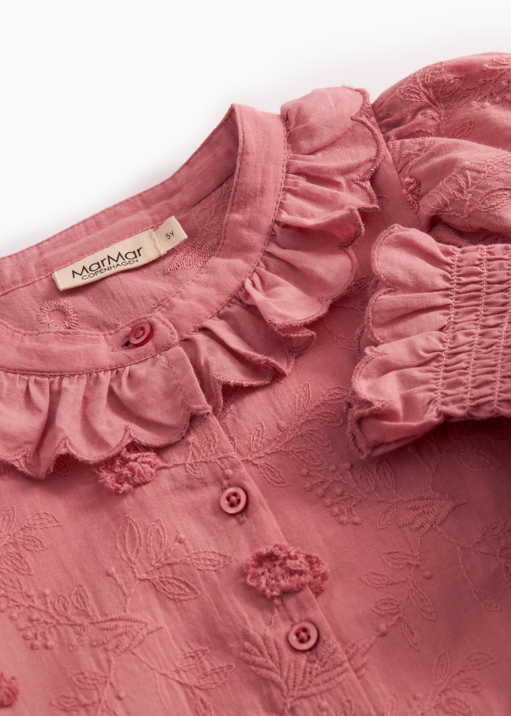 MARMAR COPENHAGEN 3-12ÅR Dipa Dress Korallrosa