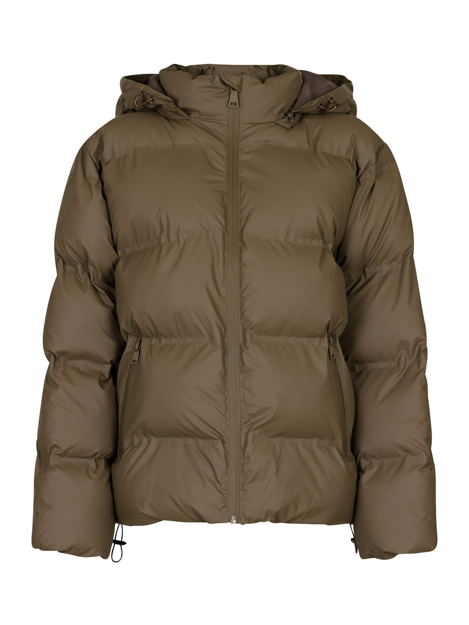 NEO NOIR Fox C Puffer Jacket Dark Taupe