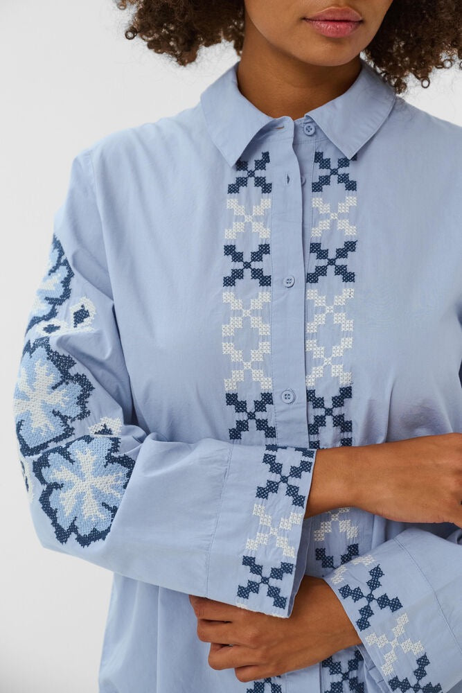 CULTURE Breezy Shirt Blue