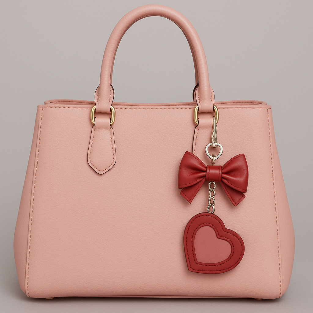 SUI AVA I love you bag charm Rød - Farmor Ingvarda