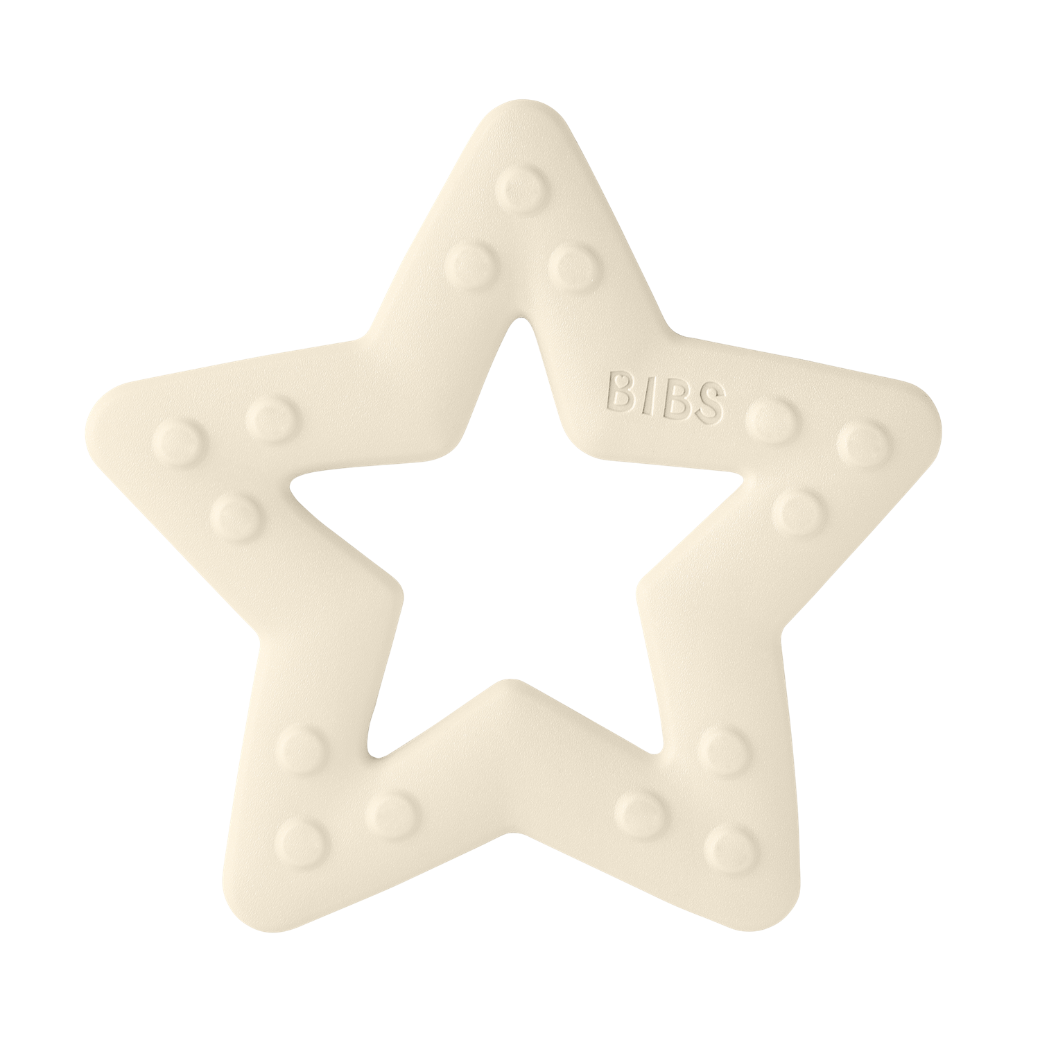 BIBS Baby Bitie Star Off-White - Farmor Ingvarda