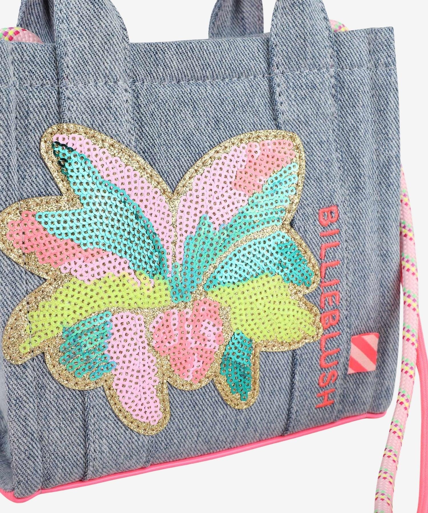BILLIEBLUSH Veske i Denim m/Paljetter - Farmor Ingvarda