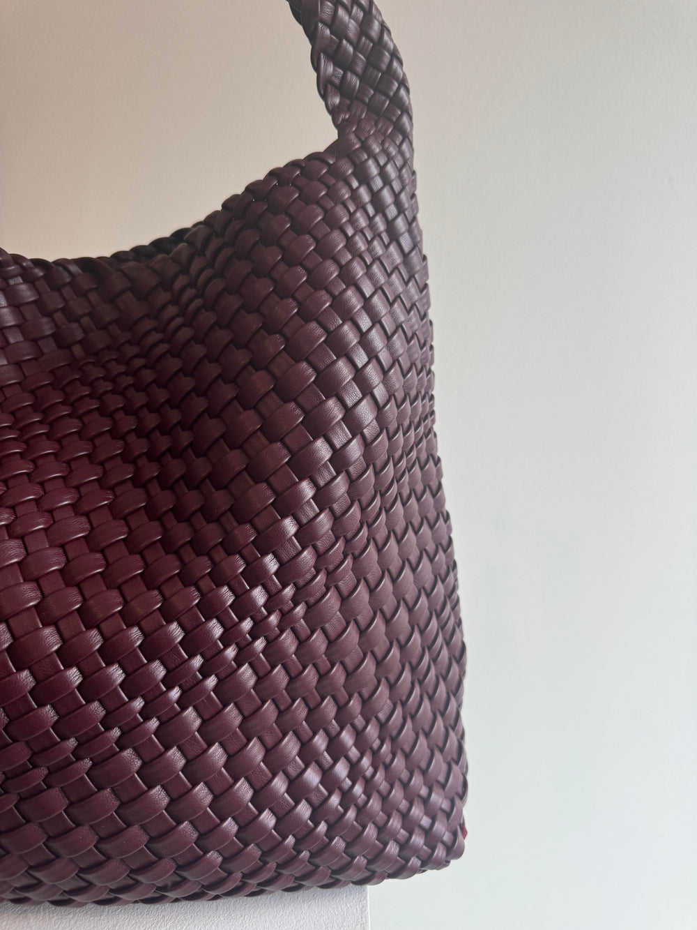 BOW 19 Mia Bag L Burgundy - Farmor Ingvarda