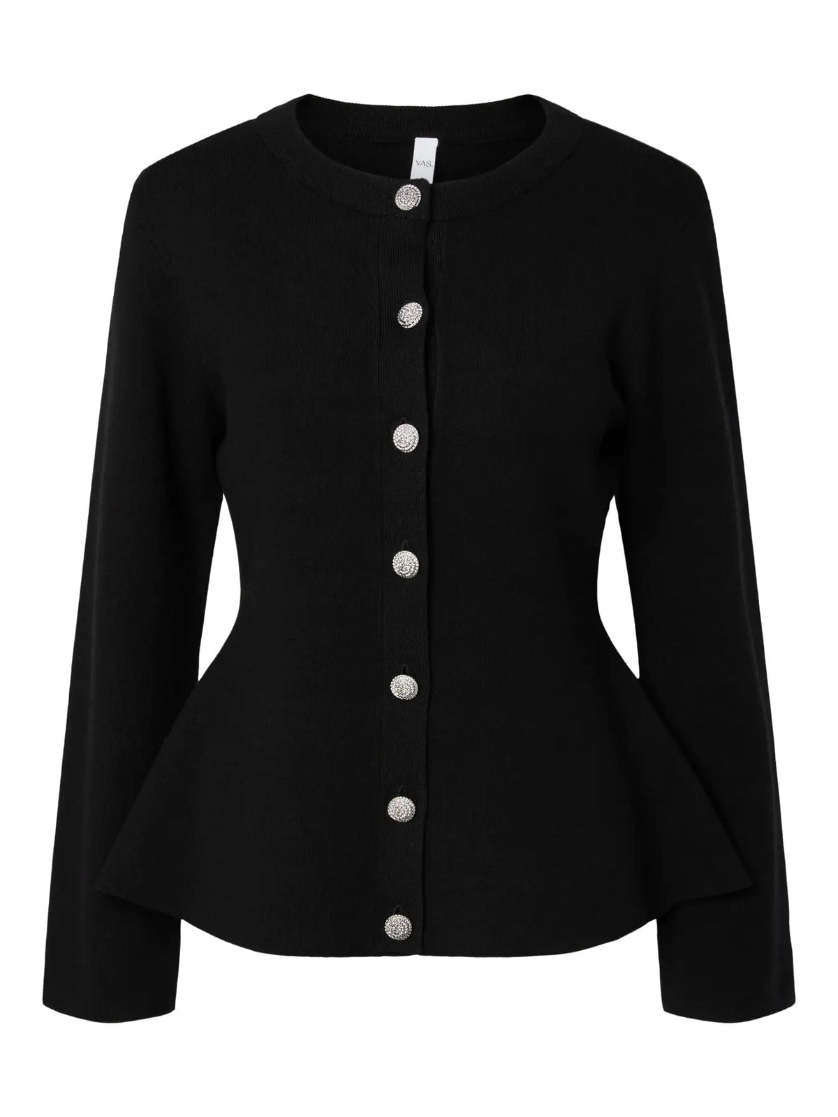 YAS Yaspimi Peplum Knit Cardigan