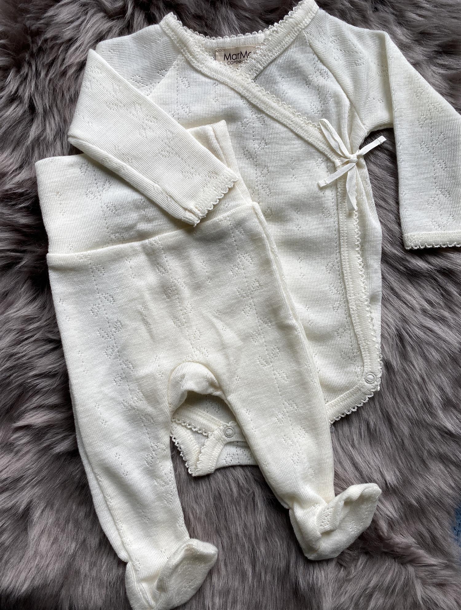MARMAR COPENHAGEN ULL Belita ullbody,Pointelle Offwhite
