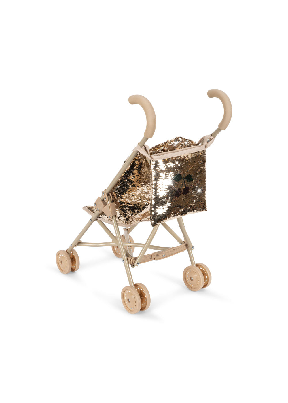 KONGES SLØJD Sparkly Doll Stroller,Gull