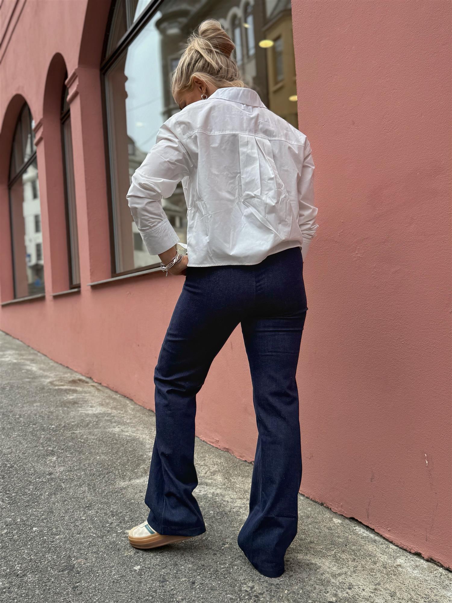RUE de FEMME Olana Wide Pants Blue Denim