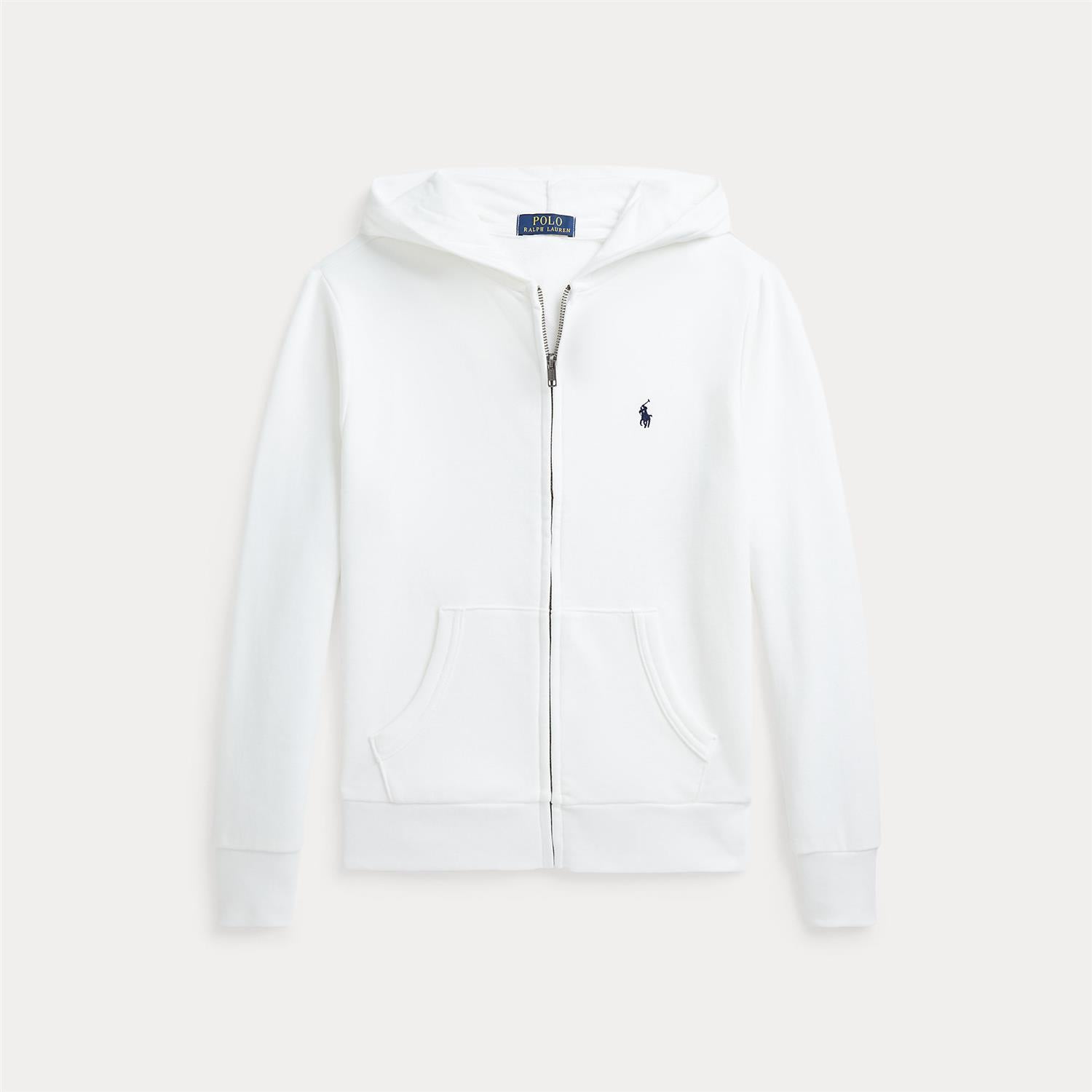 RALPH LAUREN 8-16År Hettejakke Hvit