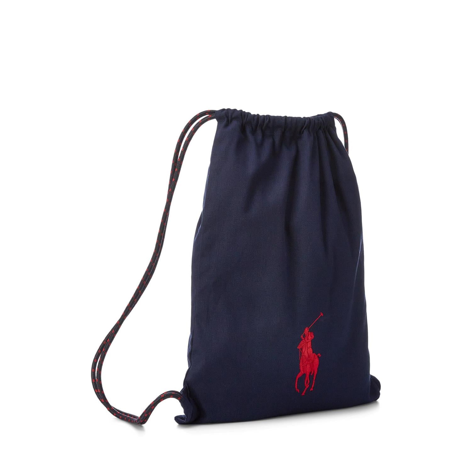 RALPH LAUREN 8-16År Polo Gym Sack Mørkeblå