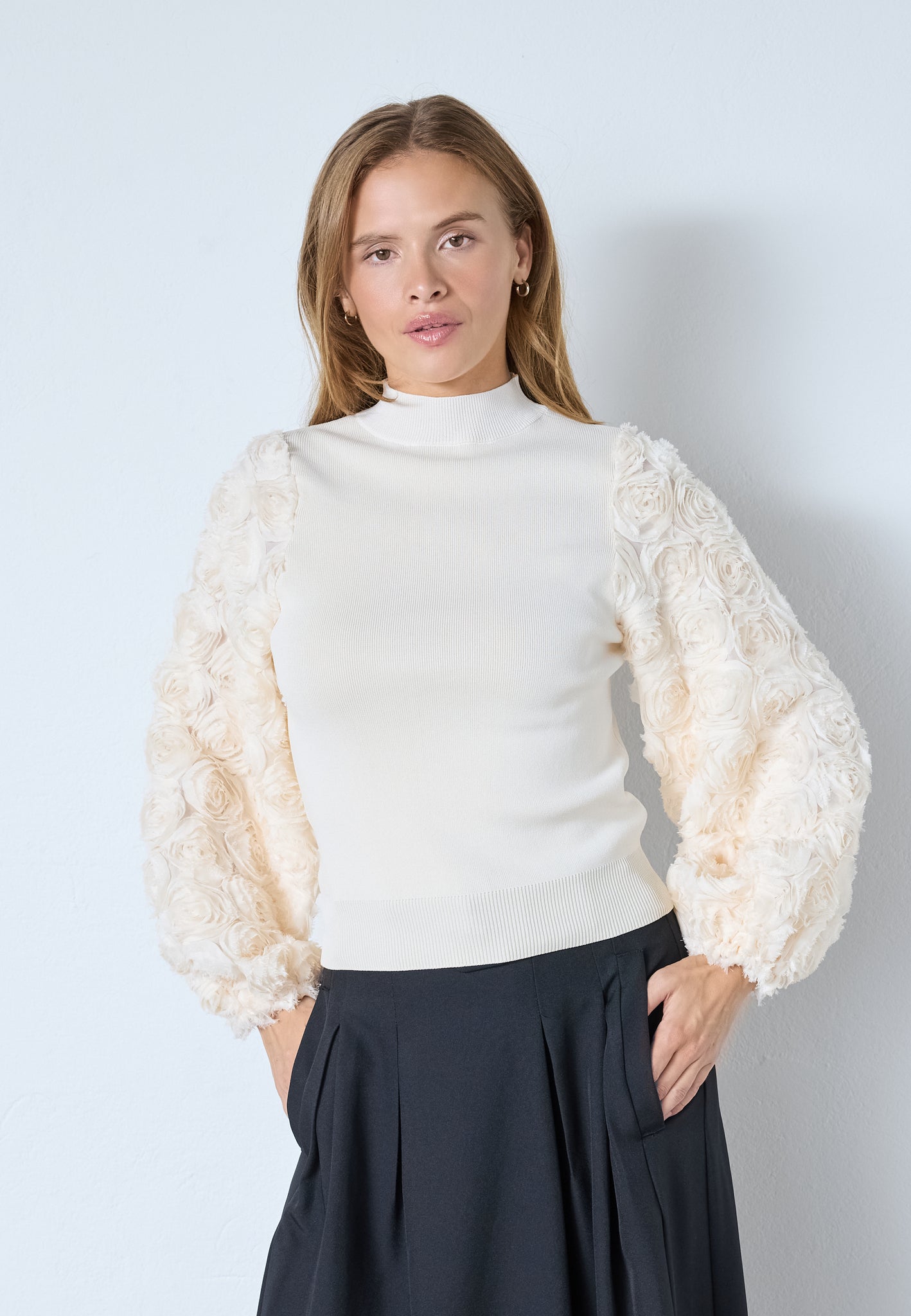 CO´ COUTURE Mercia Rose Mix Knit - Farmor Ingvarda