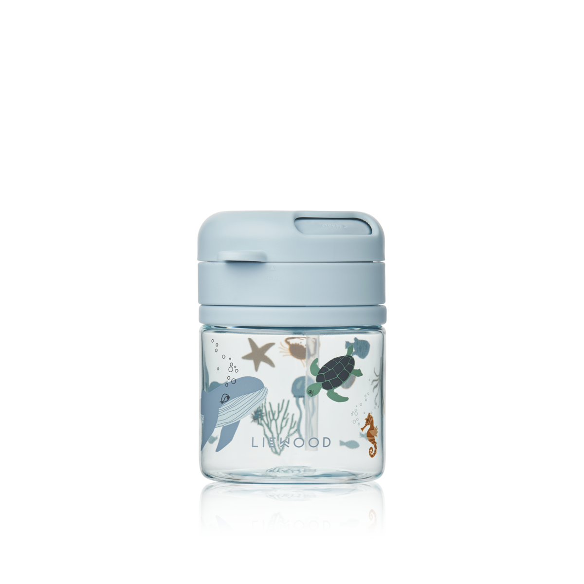 LIEWOOD Pavia Tritan Straw Cup,Sea Creature