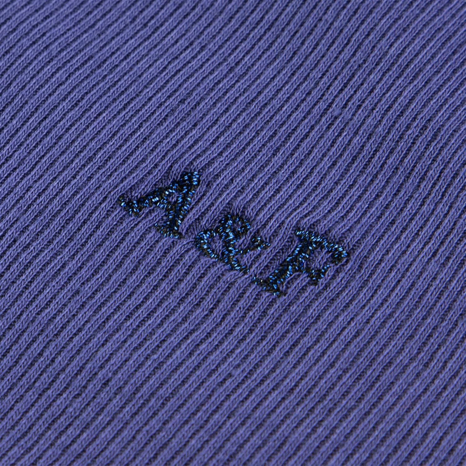 ABERCROMBIE & FITCH Rib Topp Blålilla