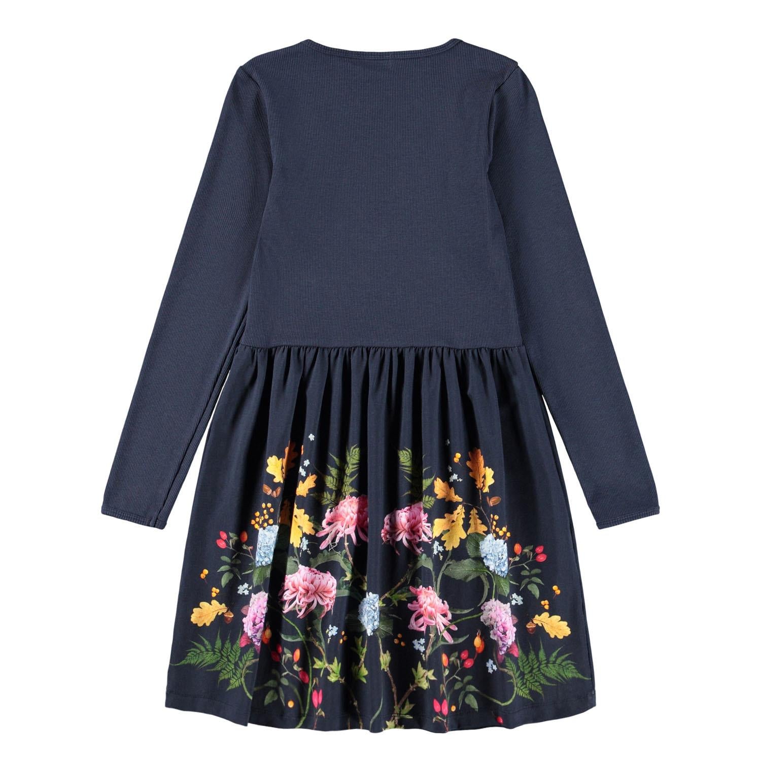 MOLO 4-12ÅR Credence Kjole,Garden Mørkeblå