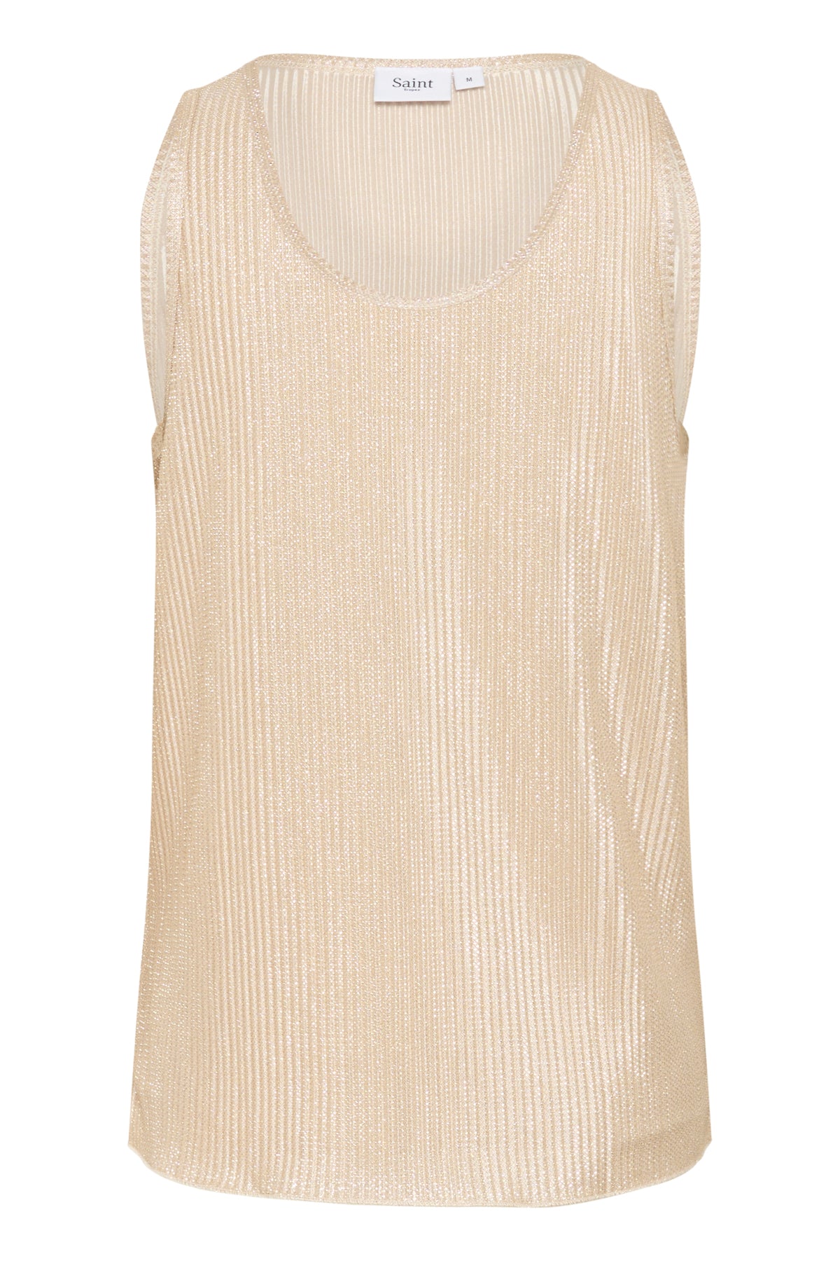 SAINT TROPEZ Evy Top Gull/Krem