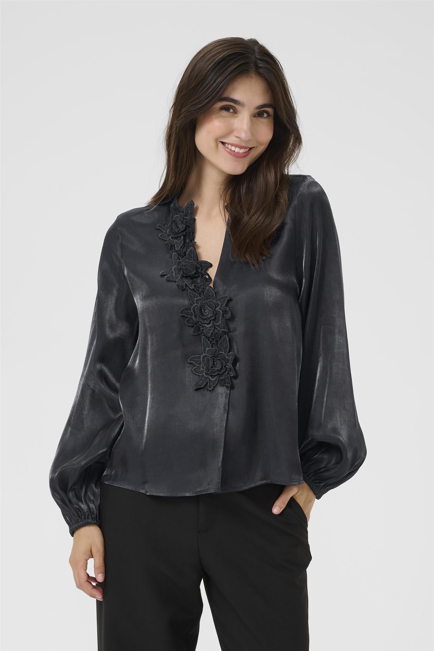CULTURE Fiola Blouse Svart
