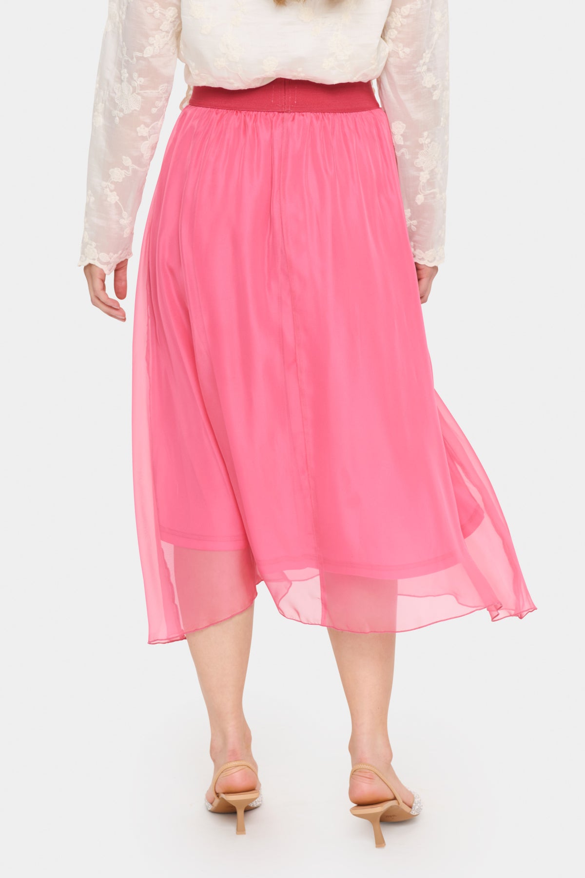 SAINT TROPEZ Coral Skirt Fruit Dove