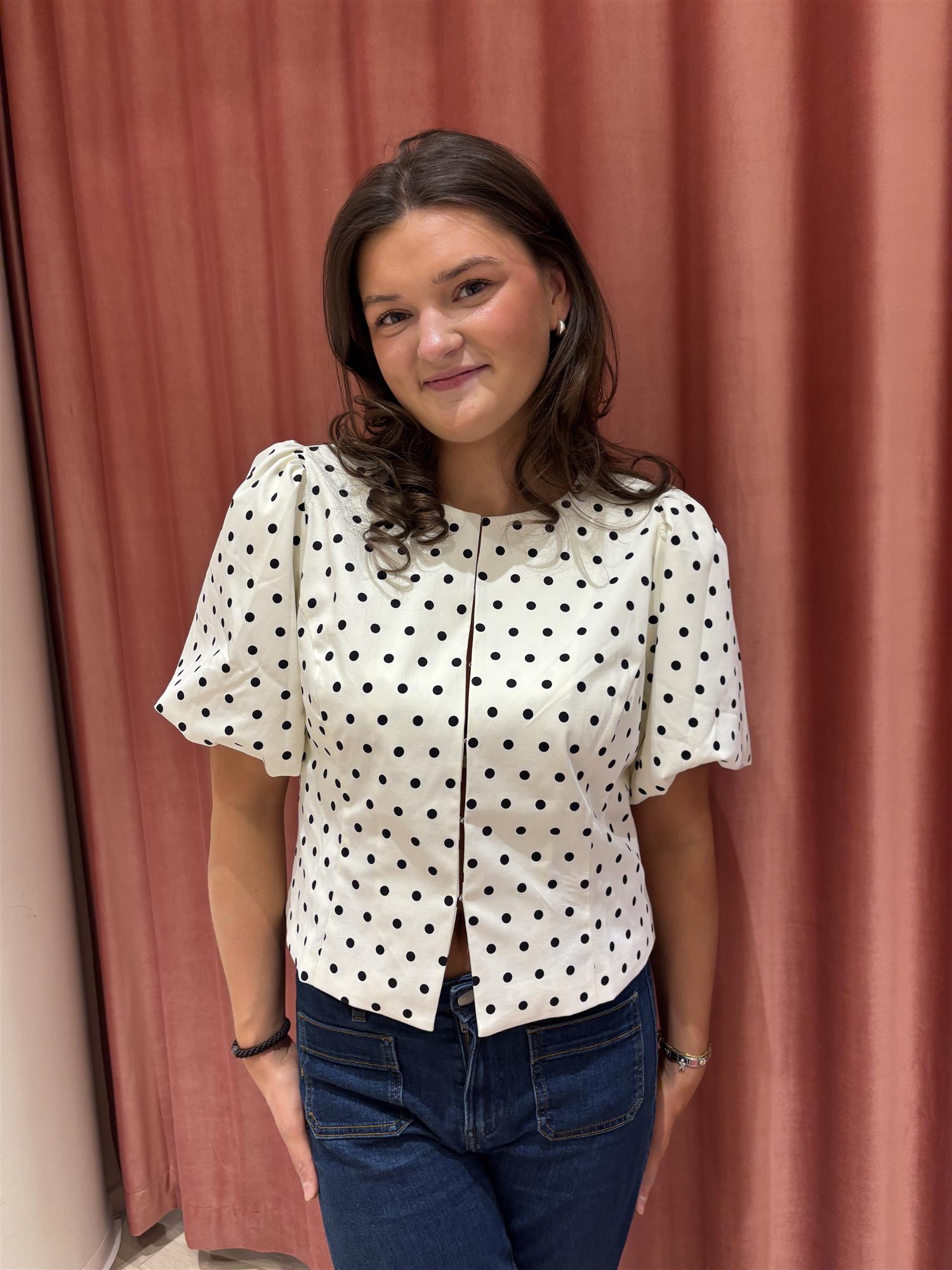 NEO NOIR Anela Blouse - Farmor Ingvarda