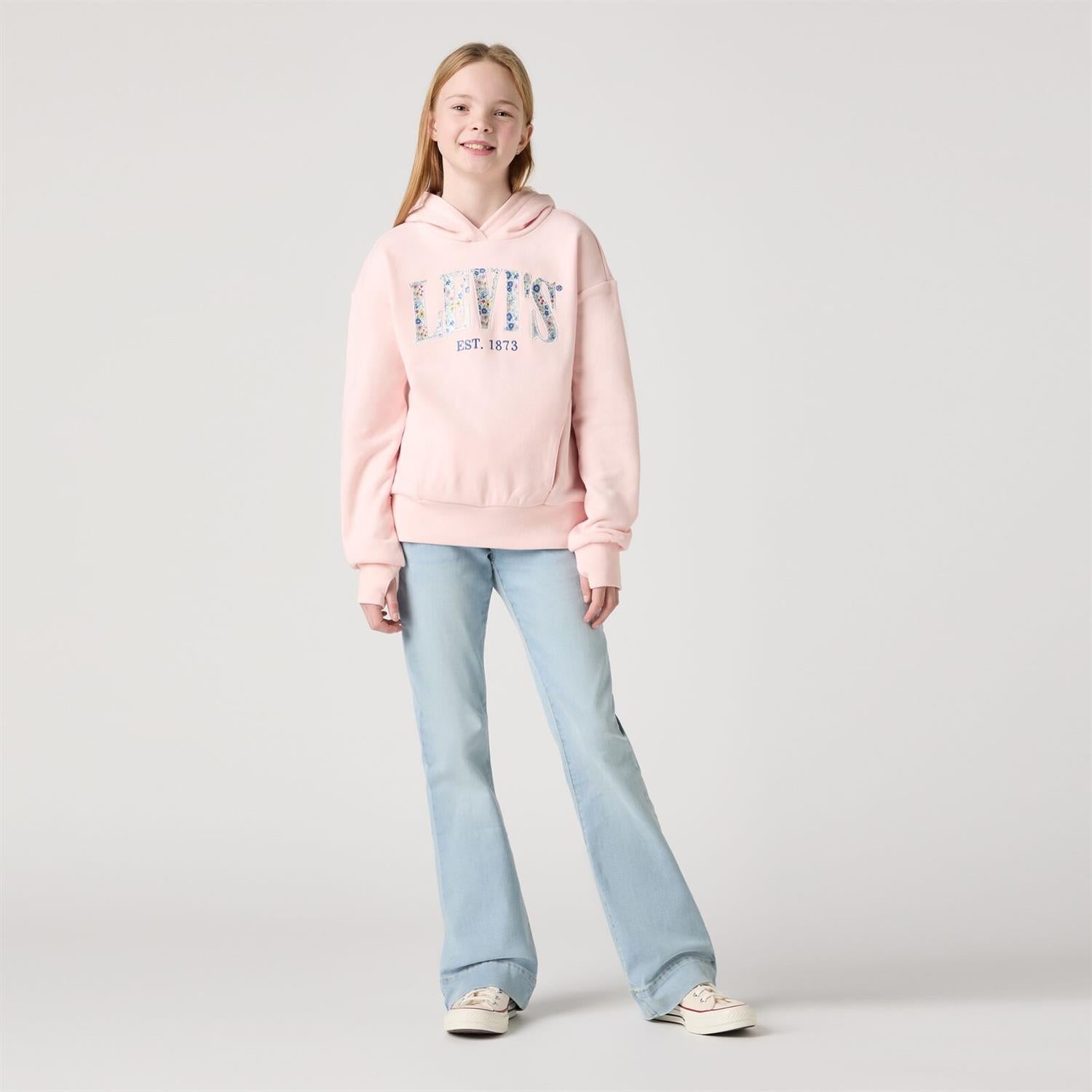 LEVIS 726 High Rise Flare Jeans Lys Denim