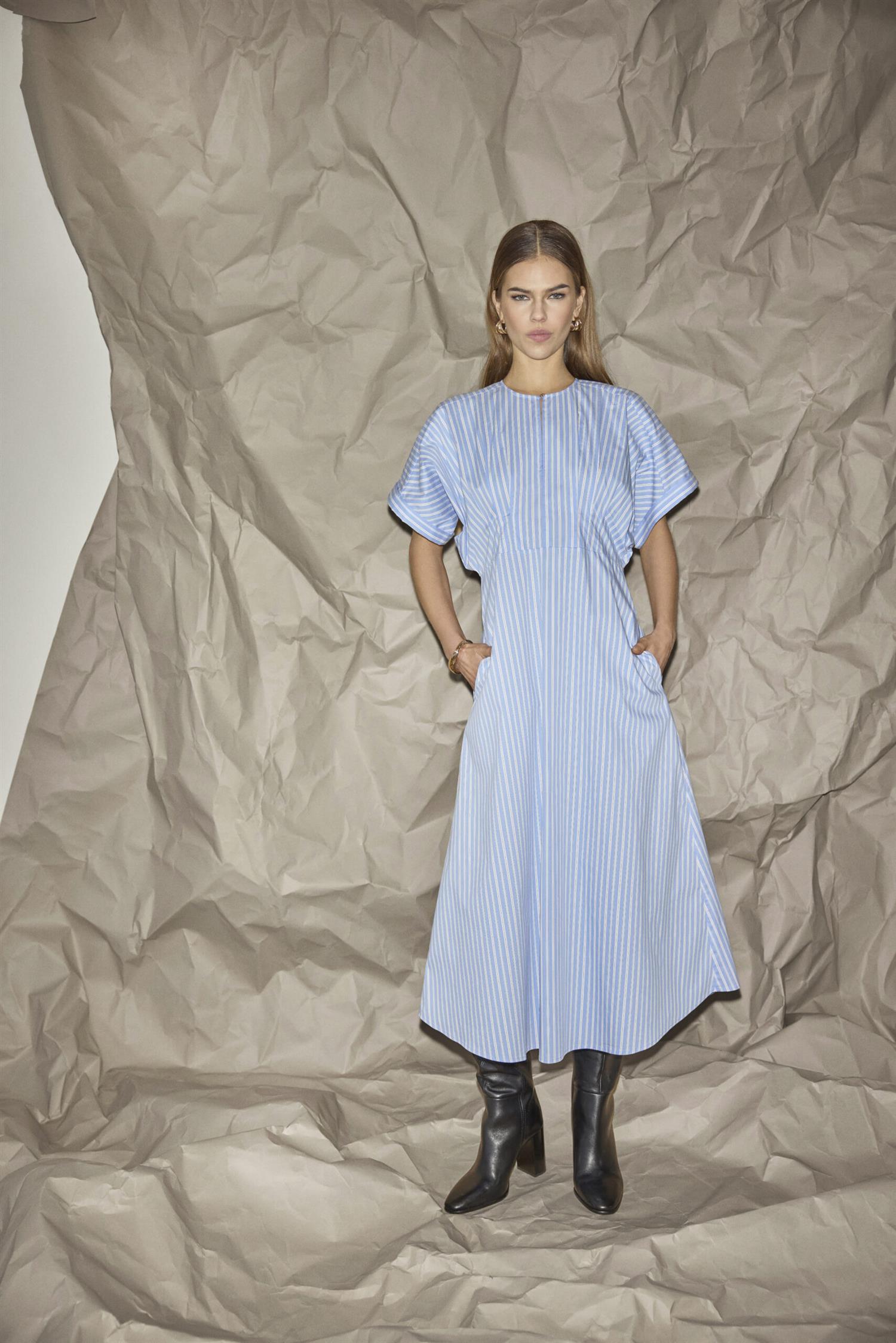 CO´ COUTURE Kaio Stripe Dress - Farmor Ingvarda