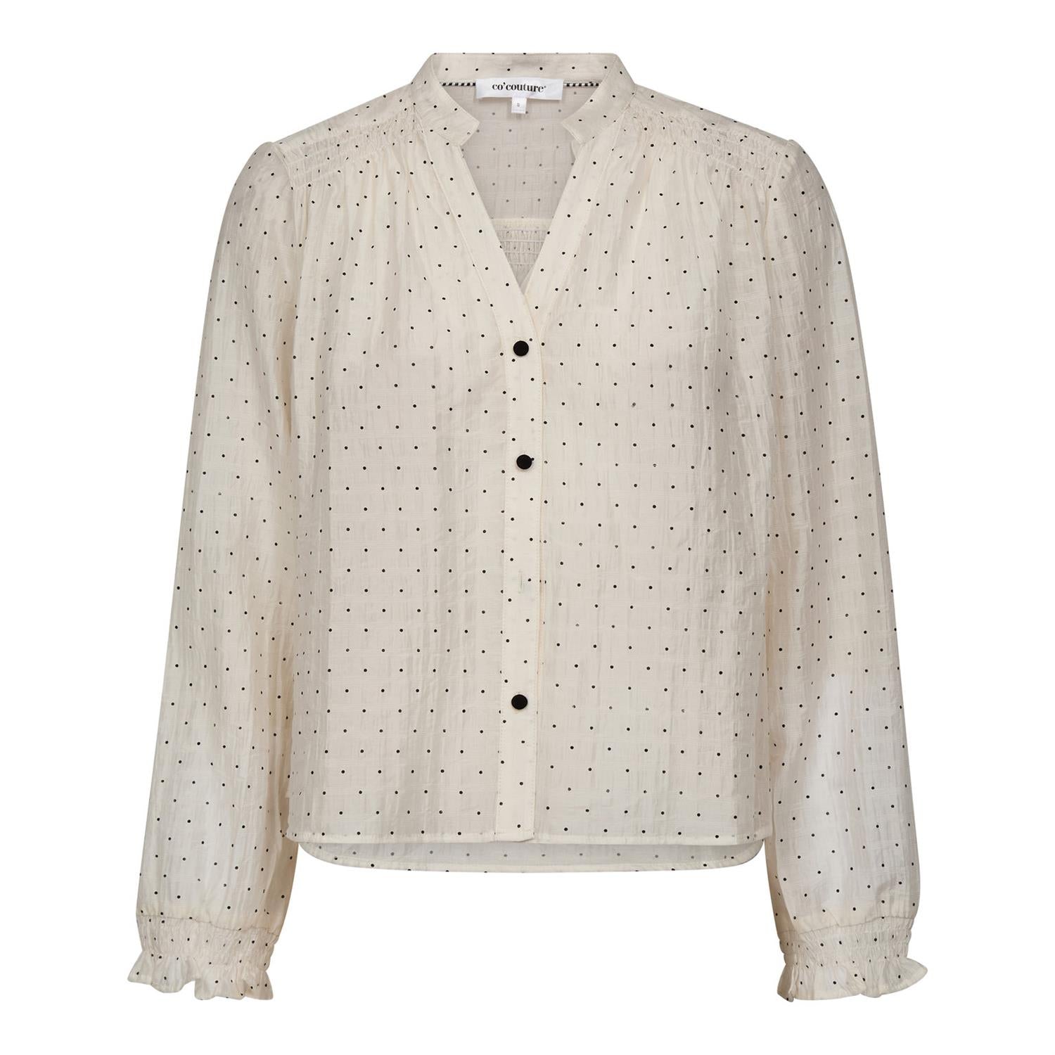 CO´ COUTURE Dally Dot V-Shirt - Farmor Ingvarda