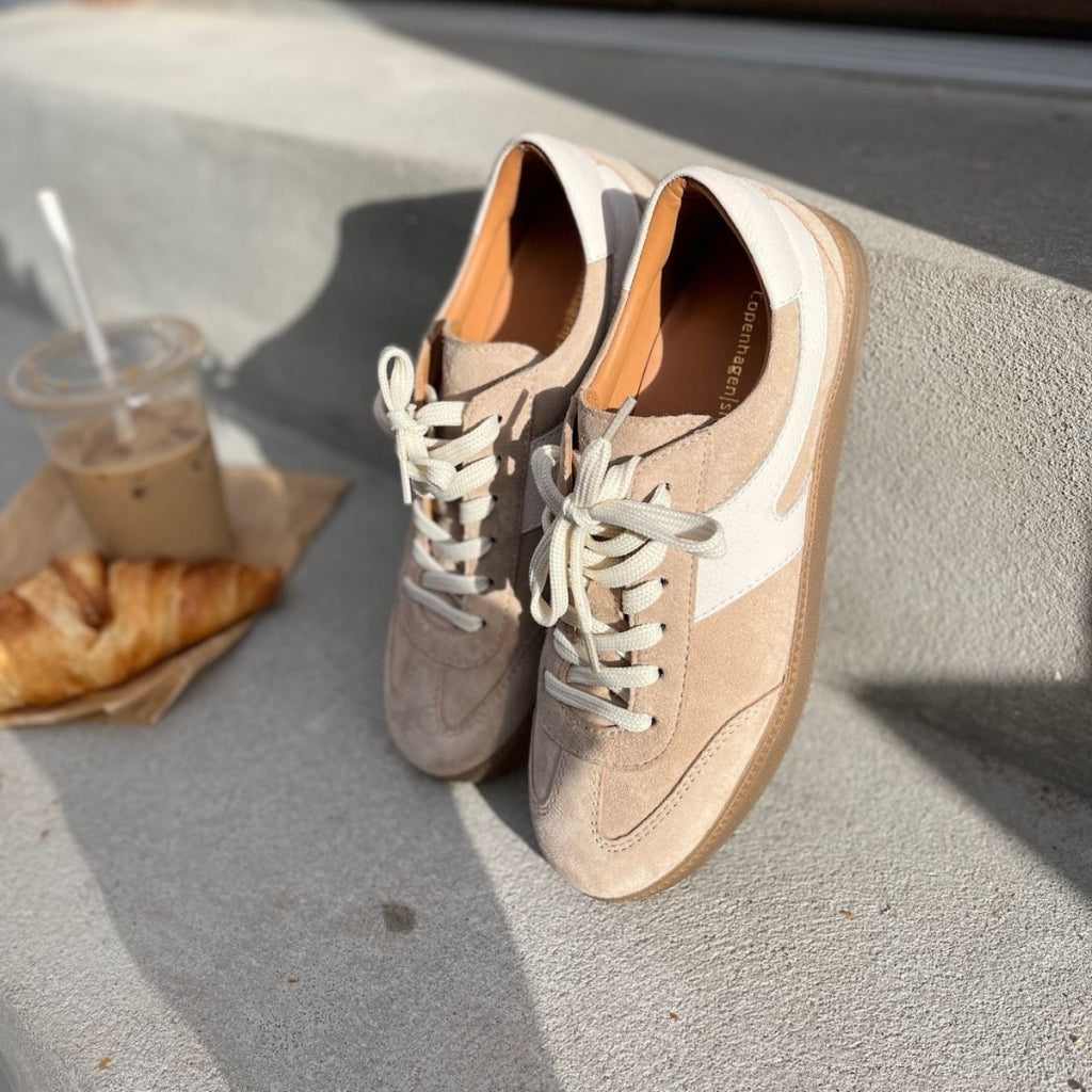 COPENHAGEN SHOES Freak Out Sneaker Light Beige - Farmor Ingvarda