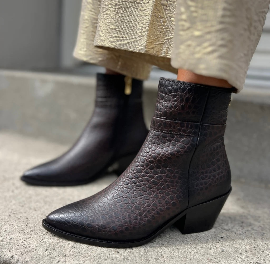 COPENHAGEN SHOES That Feeling Boots, Espresso Brun - Farmor Ingvarda