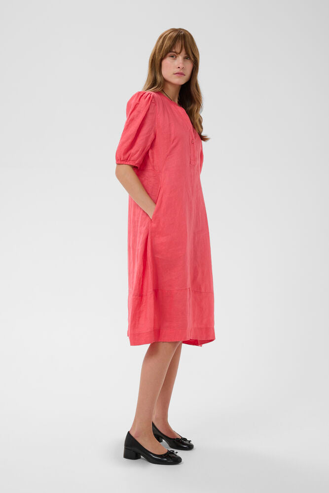 CULTURE Aniela Molly Placket Dress - Farmor Ingvarda