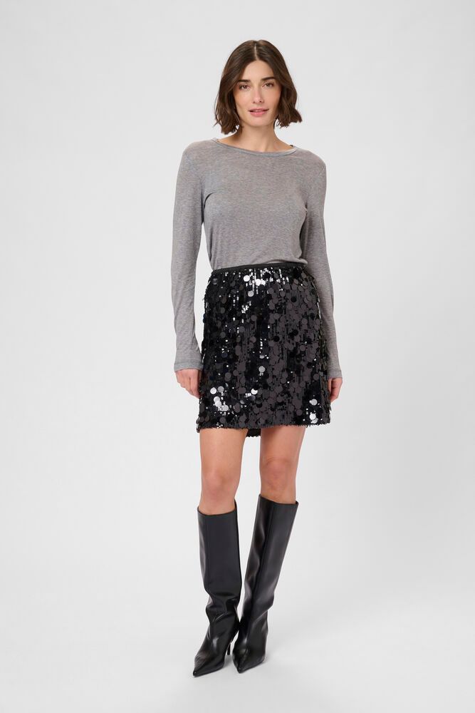 CULTURE Sema Skirt Black - Farmor Ingvarda